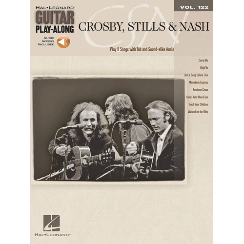 Crosby Stills & Nash Guitar Play-Along Book/CD V12