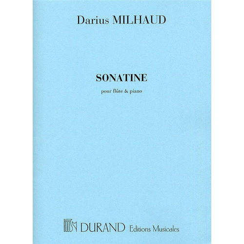 Milhaud - Sonatina Flute/Piano
