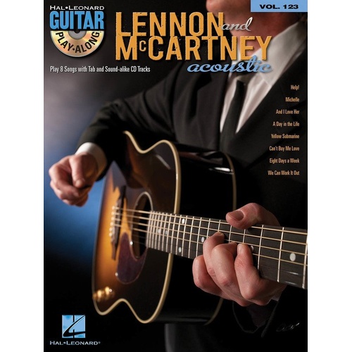 Lennon & McCartney Guitar Play-Along Book/CD V123