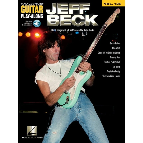 Jeff Beck Guitar Play-Along V125 BK/OLA with Audio Access and Lyrics