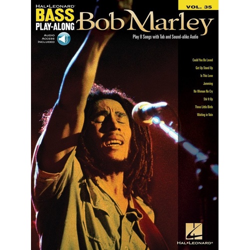 Bob Marley Bass Play-Along V35 BK/OLA by Hal Leonard