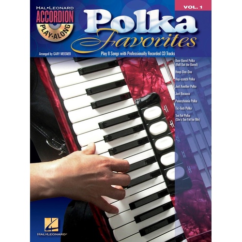 Polka Favorites Accordion Play Along Book/CD V1 (Softcover Book/CD)