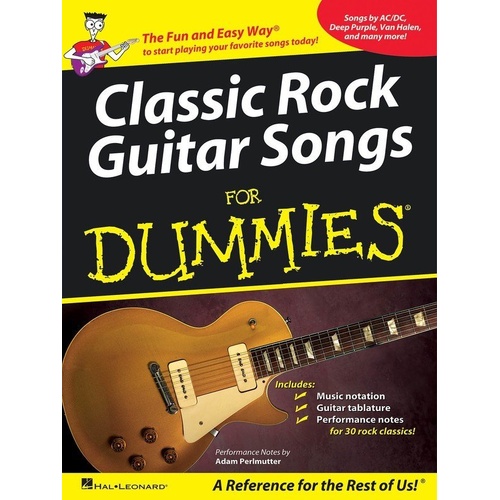 Classic Rock Guitar Songs for Dummies - Guitar TAB Edition
