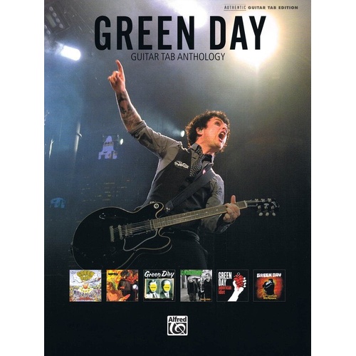 Green Day Guitar Tab Anthology RV - 22 Hits Collection for Guitar, 158 Pages, Alfred Music, Guitar Recorded Version