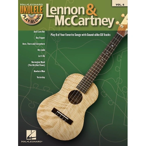 Lennon & McCartney Ukulele Play-Along V6 Book with Audio Access