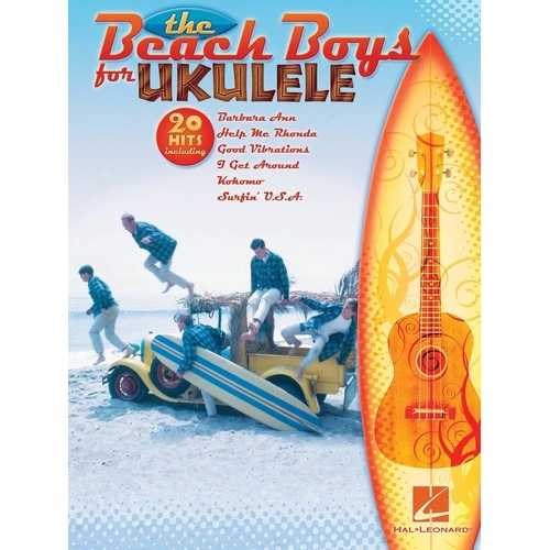 The Beach Boys for Ukulele Songbook by Hal Leonard, 48 Pages, Includes 20 Favorites