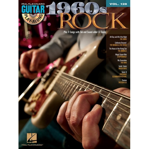 1960s Rock Guitar Play Along Book/CD V128 (Softcover Book/CD)