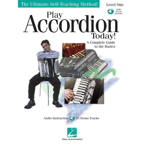 Play Accordion Today Book with Online Audio Access