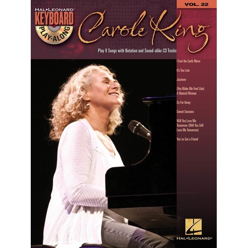 Carole King Keyboard Play Along Book/CD V22 (Softcover Book/CD)