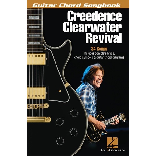 Creedence Clearwater Revival Guitar Chord Songbook by Hal Leonard - 80 Pages, Melody Line, Lyrics & Chords, Includes 34 Classics