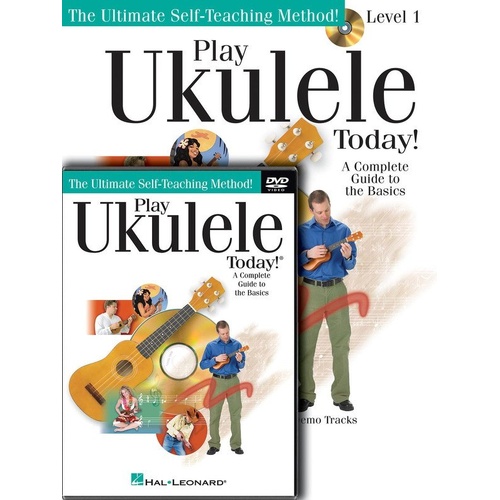 Play Ukulele Today Beginner Pack with Book, CD, and DVD