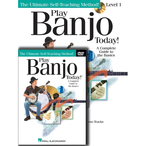 Play Banjo Today Beginner Pack Book/CD/DVD (Softcover Book/CD/DVD)