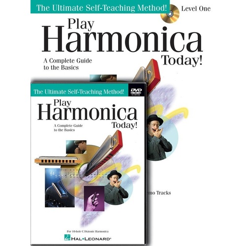 Play Harmonica Today! Beginner Pack with Book, Audio & DVD Instruction