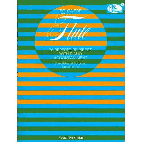 Solos For Flute 36 Repertoire Pieces Ed Peck