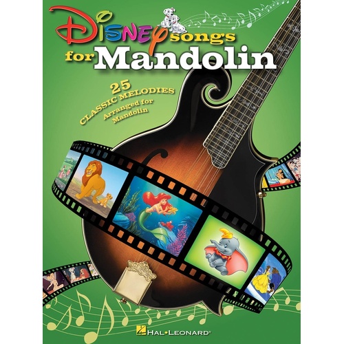 Disney Songs For Mandolin (Softcover Book)