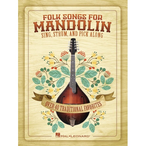 Folk Songs For Mandolin (Softcover Book)