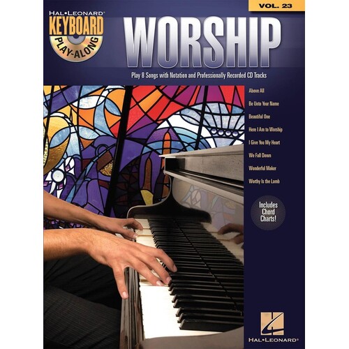 Worship Keyboard Play Along Book/CD V23 (Softcover Book/CD)