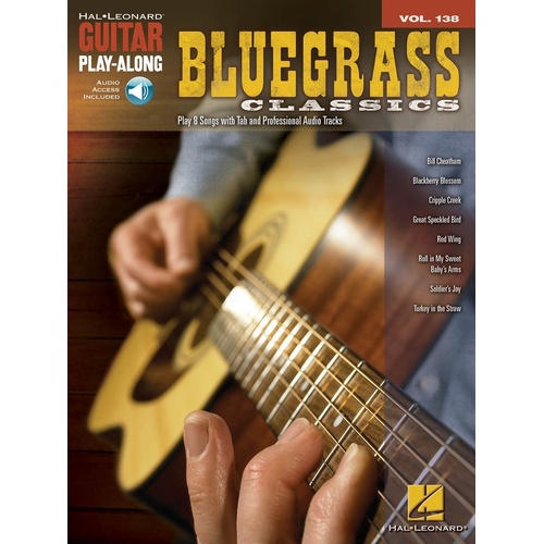 Bluegrass Classics Guitar Play Along Book/CD V138 (Softcover Book/CD)