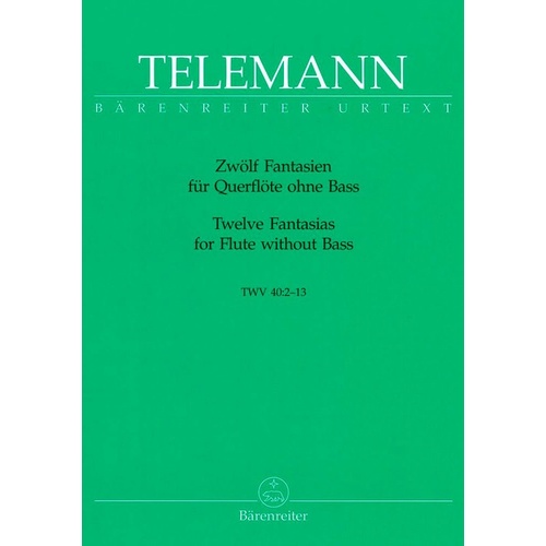 Telemann - 12 Fantasies For Flute