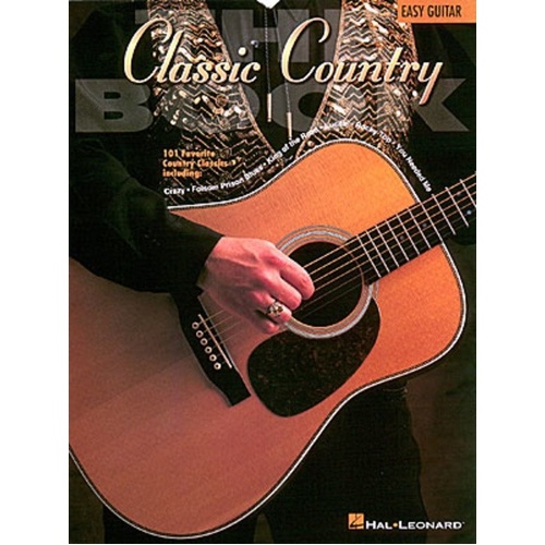 Classic Country Guitar Songbook - 101 Songs with Melody Line, Lyrics & Chords, 176 Pages, Hal Leonard