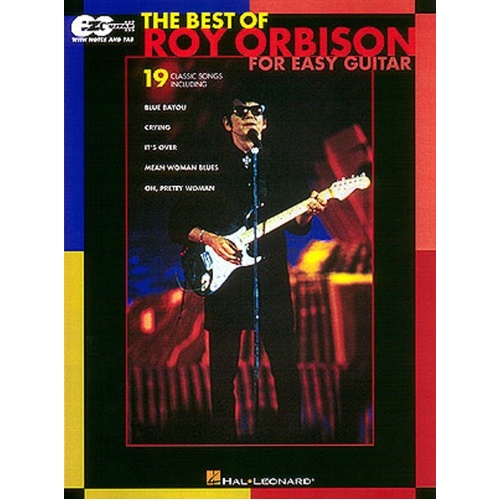Best of Roy Orbison for Easy Guitar Songbook - 19 Songs, Easy Guitar with Notes & TAB, 64 Pages, Hal Leonard