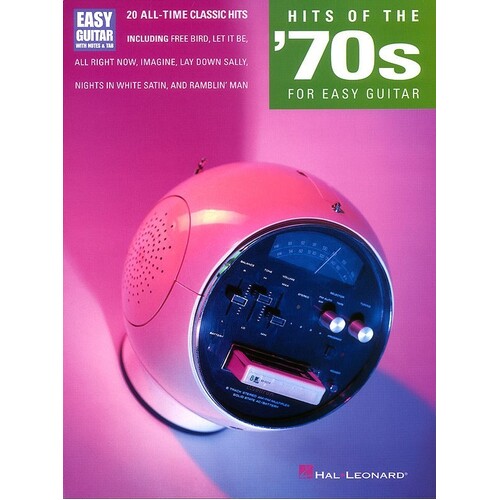 Hits Of The 70S Easy Guitar Notes TAB (Softcover Book)