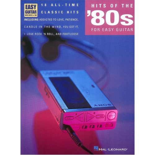 Hits Of The 80s Easy Guitar Notes and TAB (Softcover Book)