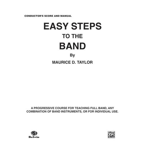 Easy Steps To The Band E Flat Alto Clarinet