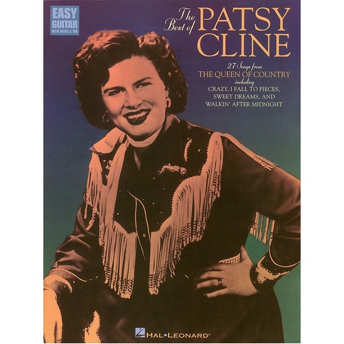 Best Of Patsy Cline Easy Guitar Notes and TAB (Softcover Book)