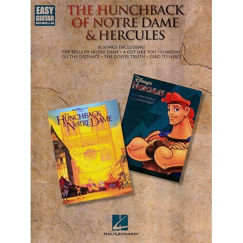Hunchback Notre Dame Hercules Ez Guitar TAB 