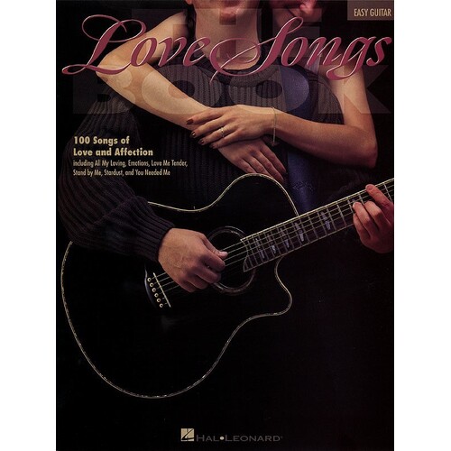 Love Songs The Book Easy Guitar (Softcover Book)