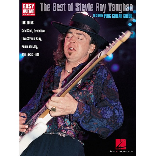 Best Of Stevie Ray Vaughan Easy Guitar Notes/TAB (Softcover Book)