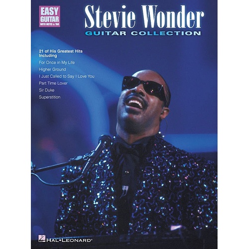 Stevie Wonder Guitar Collection Easy Guitar and TAB (Softcover Book)