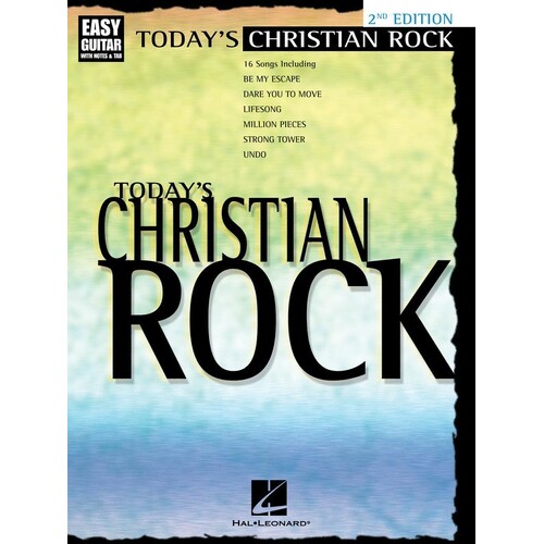 Todays Christian Rock Ez Guitar (Softcover Book)