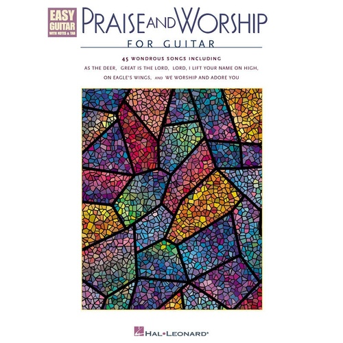 Praise And Worship For Guitar Easy Guitar TAB (Softcover Book)