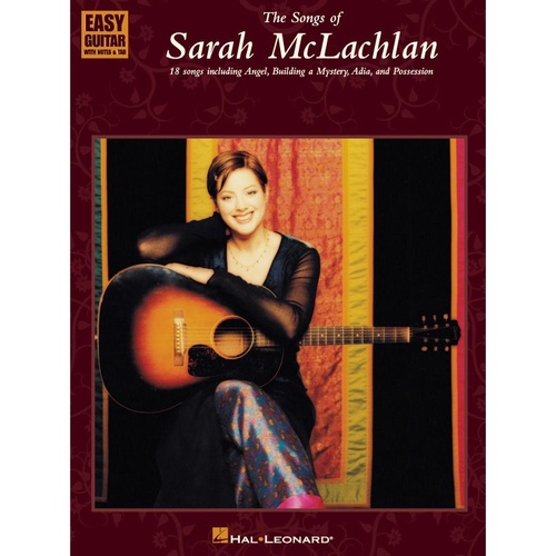 Songs Of Sarah Mclachlan Easy Guitar Notes and TAB (Softcover Book)