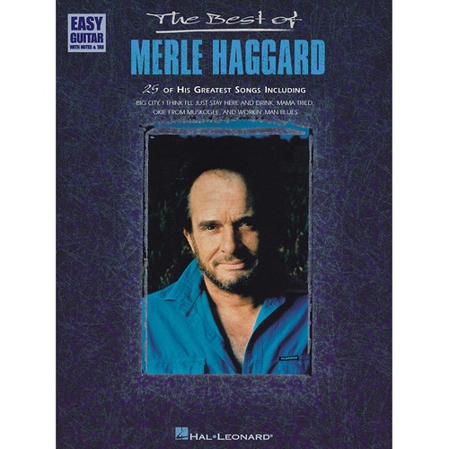 Best Of Merle Haggard Easy Guitar Notes and TAB (Softcover Book)