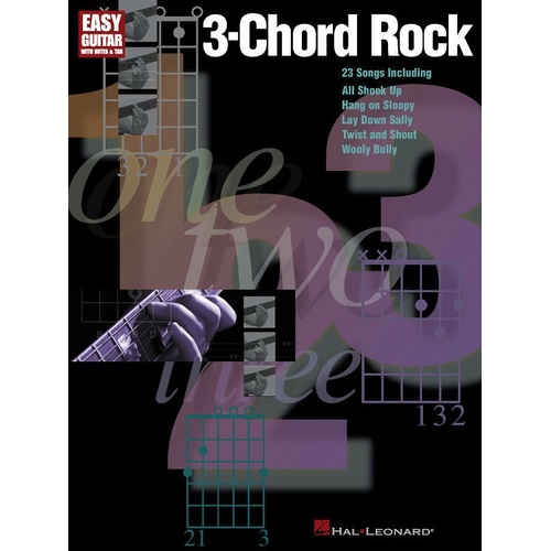 3 Chord Rock Easy Guitar (Softcover Book)