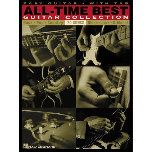 All Time Best Guitar Coll Easy Guitar Notesand TAB (Softcover Book)