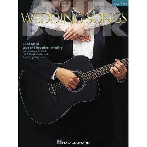 Wedding Songs The Book Easy Guitar (Softcover Book)
