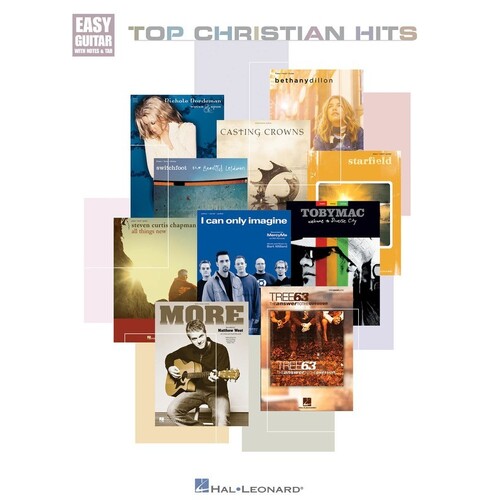 Top Christian Hits For Easy Guitar Notes Guitar TAB (Softcover Book)