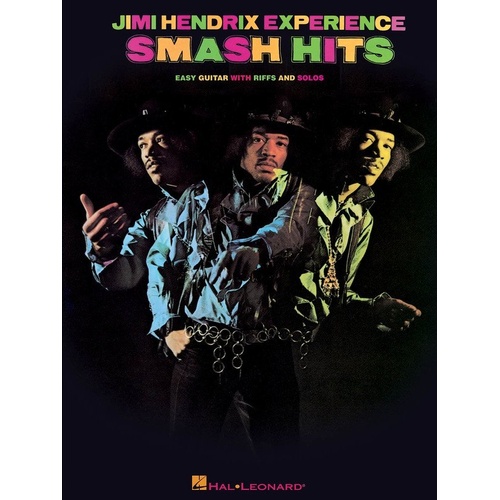 Jimi Hendrix Experience Smash Hits Easy Guitar Riffs & Solos Songbook 56 Pages