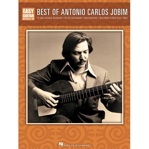Best Of Antonio Carlos Jobim Easy Guitar Notes and Ta (Softcover Book)