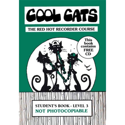 COOL CATS RECORDER STUDENT Book/CD LEV 3