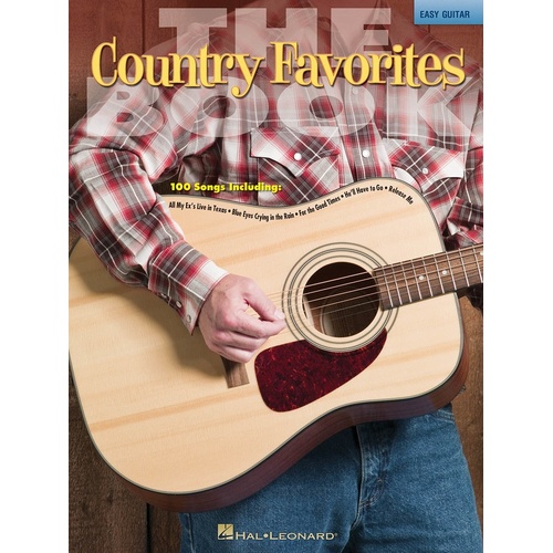 Country Favorites Book Easy Guitar (Softcover Book)