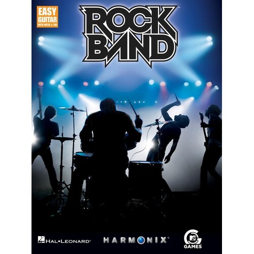 Rock Band 25 Hits From The Video Game Easy Guitar (Softcover Book)