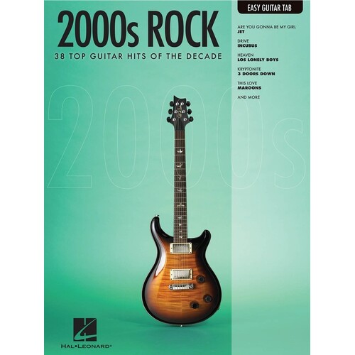 2000S Rock Easy Guitar Notes and TAB (Softcover Book)
