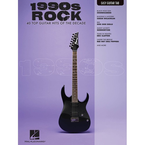 1990s Rock Easy Guitar Notes and TAB Guitar (Softcover Book)