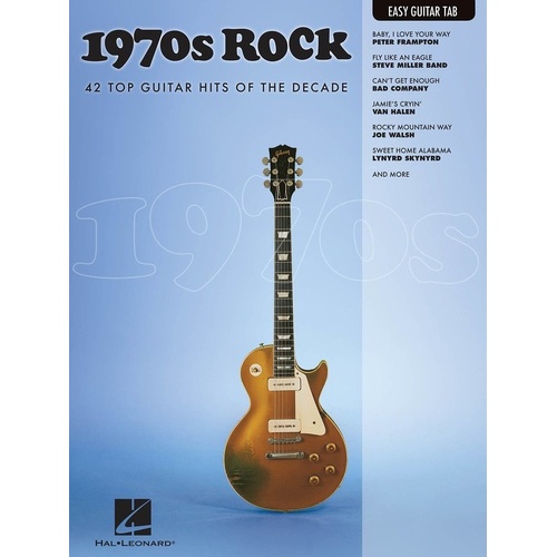 1970s Rock Easy Guitar Notes & TAB Songbook