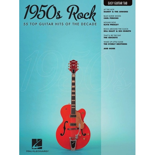 1950s Rock Easy Guitar Notes & TAB Songbook